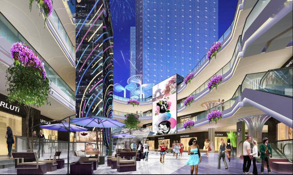 项目不仅包含城市级"文商旅"商业综合体——兰州环球港,以环球风情街