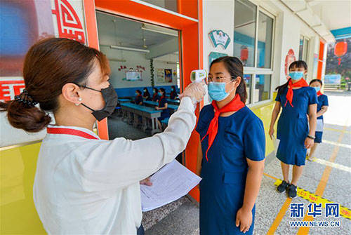 河北邯郸：开展防疫演练迎接小学复课