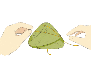 拆粽子出现小猫咪的套路表情包|粽子节快乐.