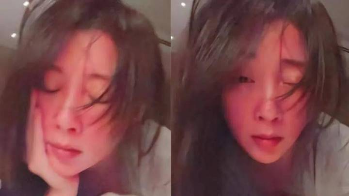 43岁殷桃近照曝光,深夜醉酒脸色潮红,你看过她的作品吗?