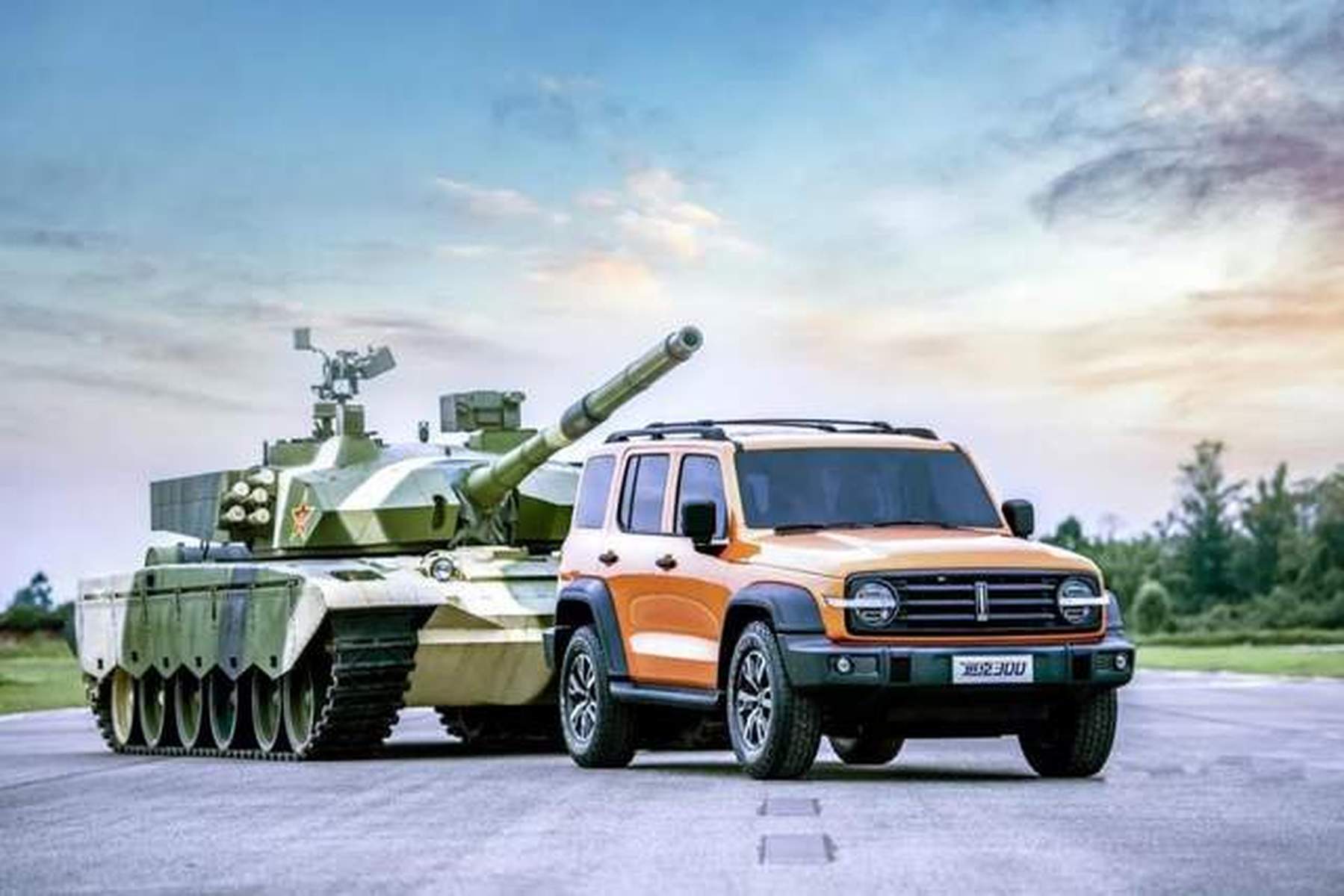 哪怕生活所迫，我也想立马开坦克｜wey 坦克300越野版上市