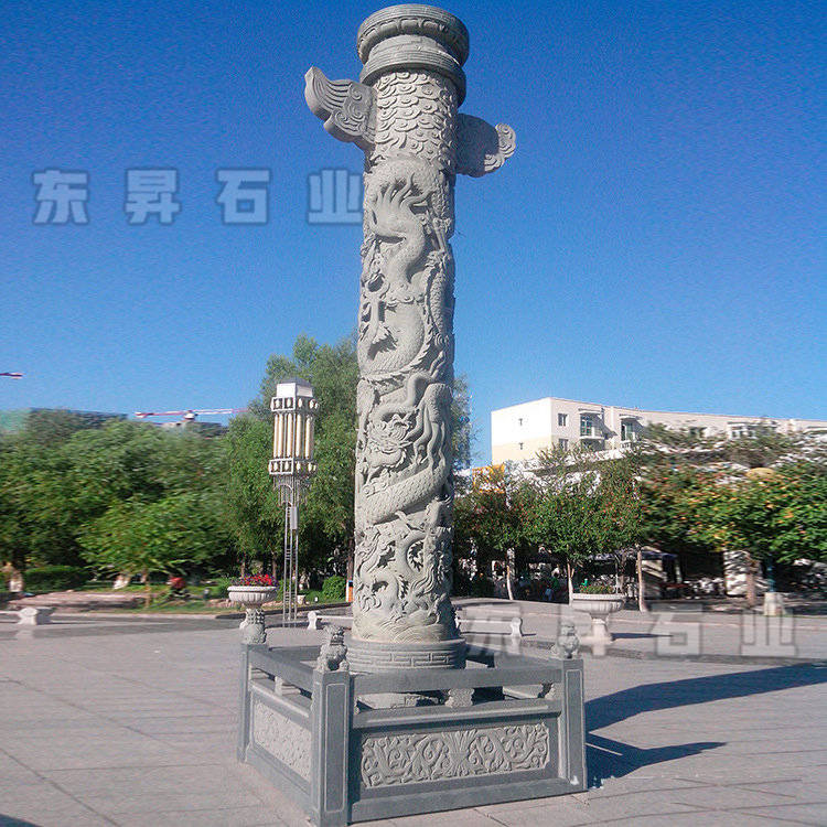 石雕华表柱 广场花岗岩文化柱