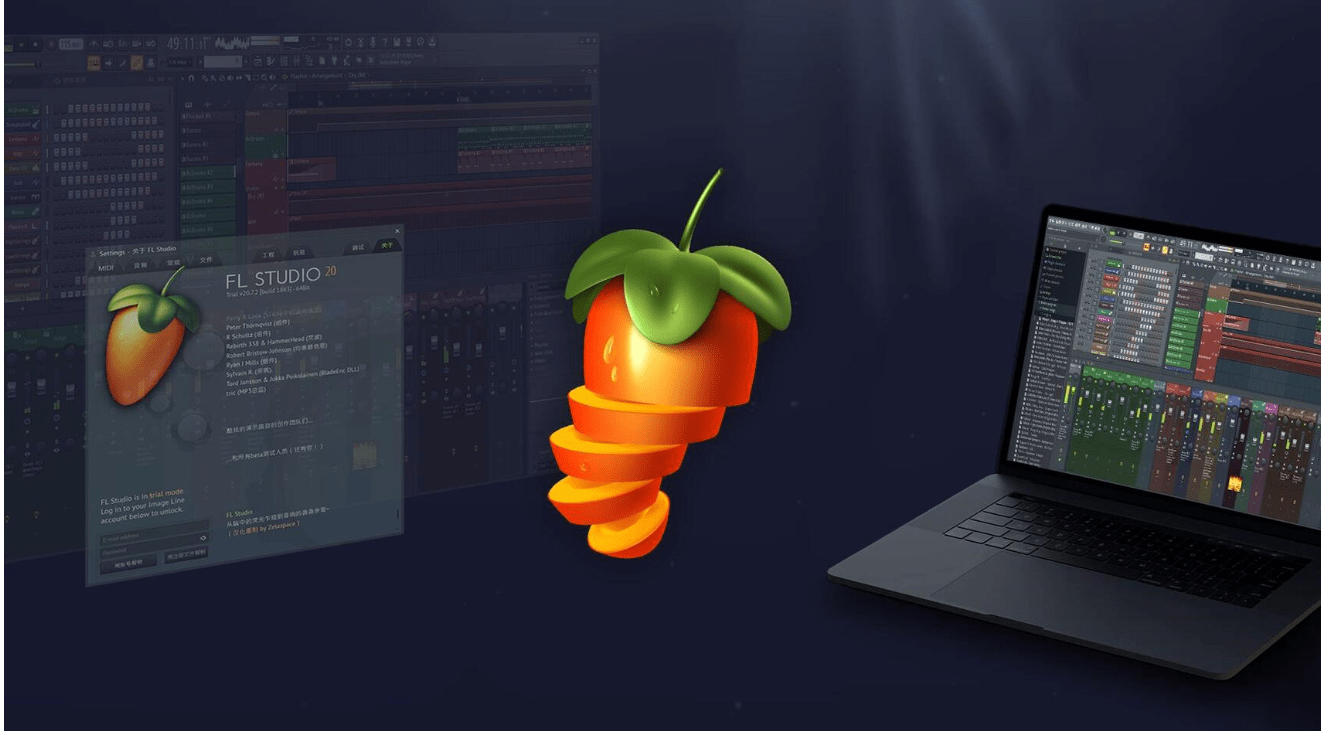 最新的flstudio208中文版本英文翻译切换中文教程