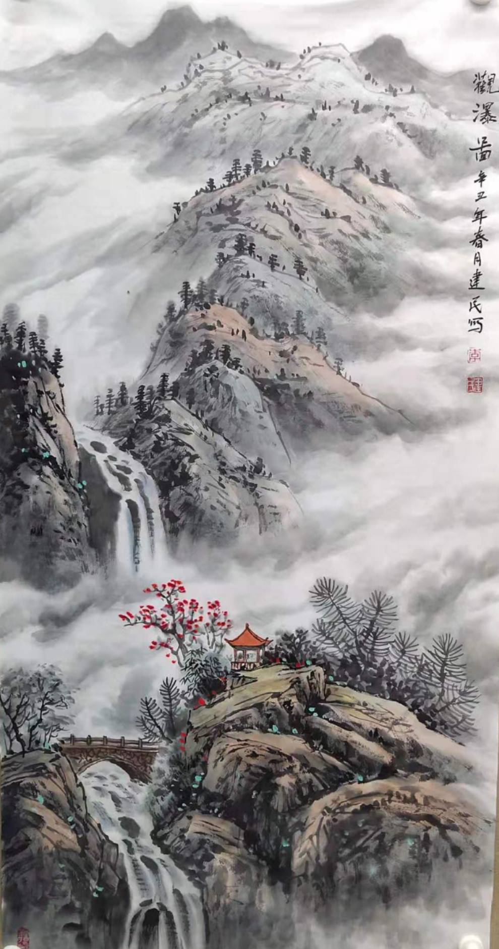 当代著名画家李建石画家风采