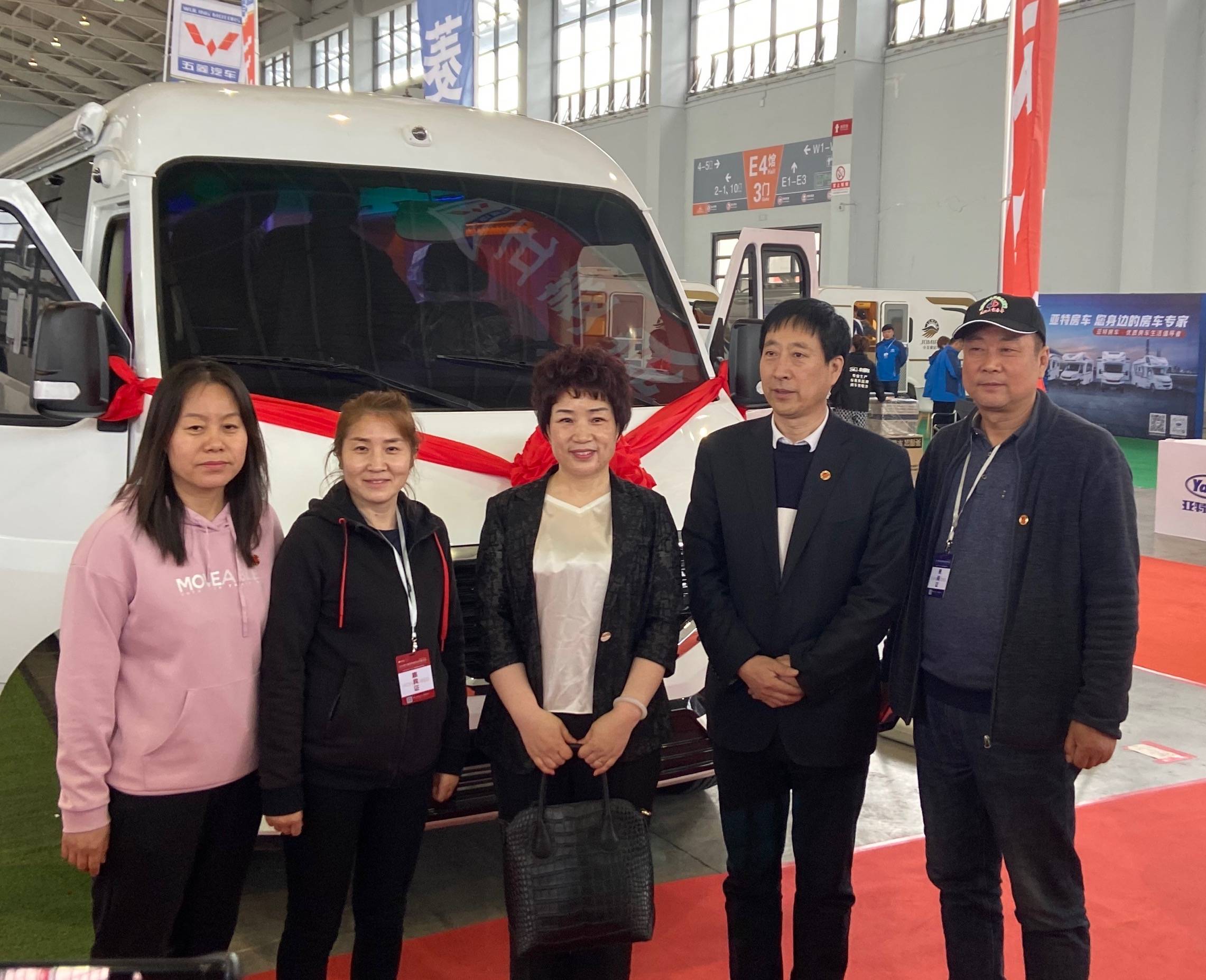 5月7日2021 csrv expo沈阳房车展开幕式,孟凡臣会长