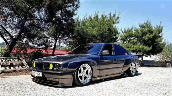 bmw e34改装airbft空气悬挂气动避震完美成功李洋分享