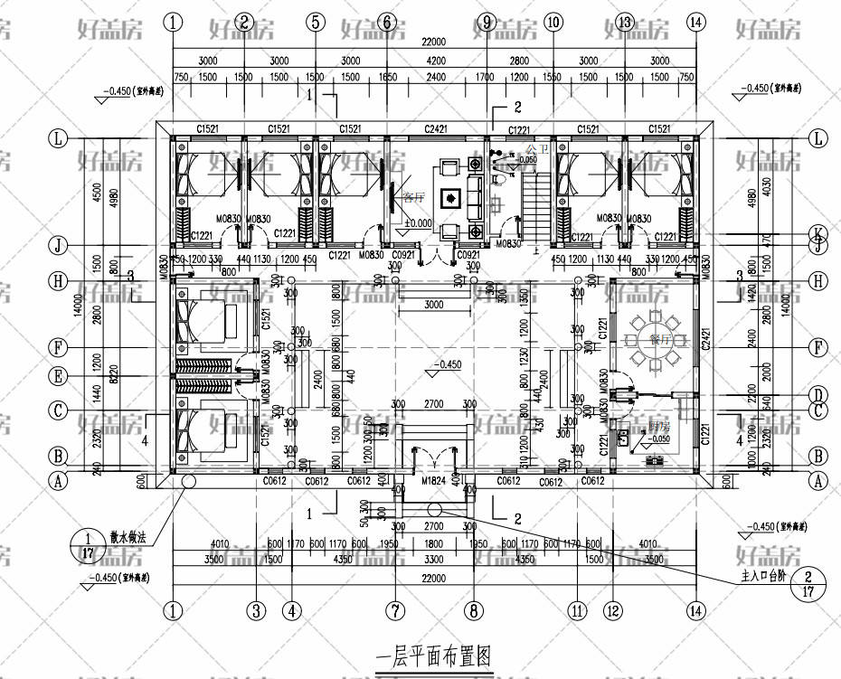 农村三合院