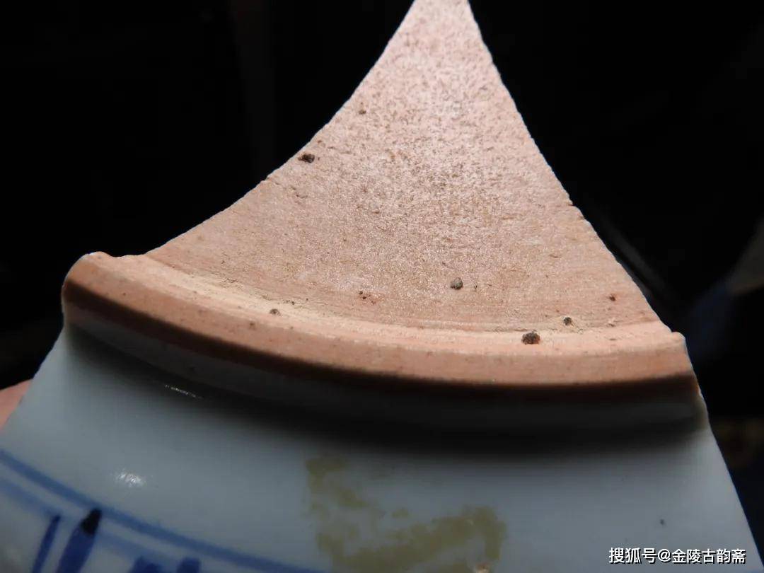 元青花麻仓土高清剖面鉴赏