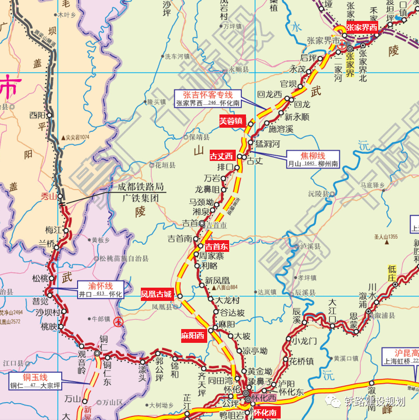 这些年内拟开通铁路线路和车站名称正式确定_万州