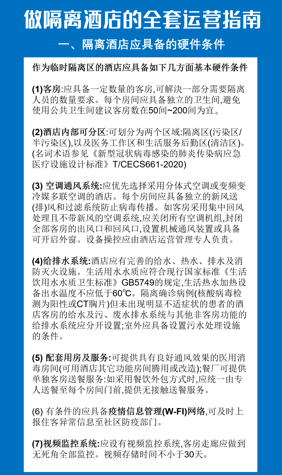 被政府征用做隔离酒店的全套运营指南(一套知识卡片,打包带走)