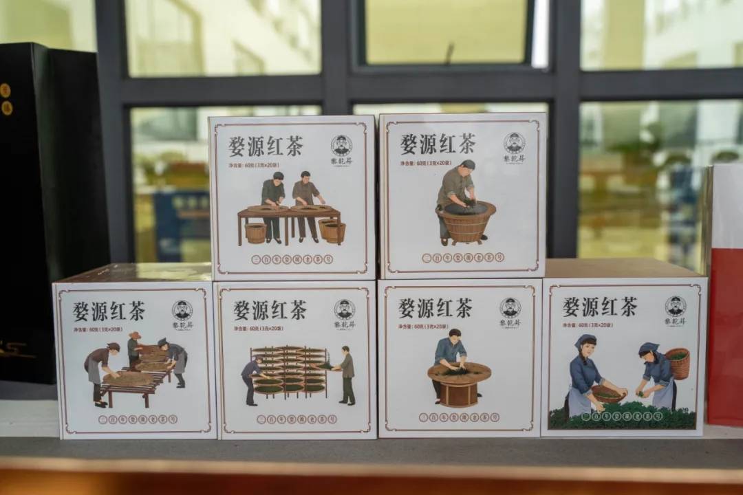 稀茗茶旗下品牌 黎乾升"摊青,杀青,清风,揉捻,烘炒,初干,再干婺源