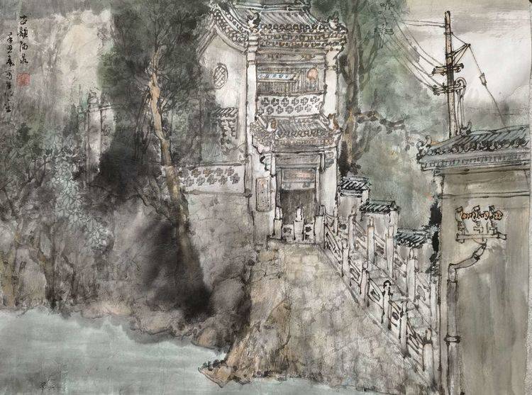 著名画家蔡明金作品欣赏_国画院_中国画_艺术