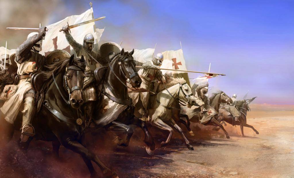 骑士十字军兵分4路,于1097年会合于君士坦丁堡,旋即渡海进入小亚细亚