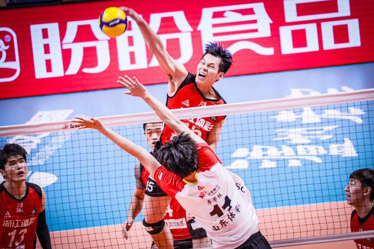 Men s Volleyball League Zhang Jingyin s Truce Zhejiang 3 1 Shandong