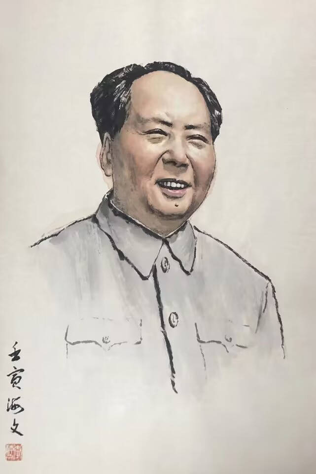 实力派人物肖像画家唐山李海文先生做品集（一）