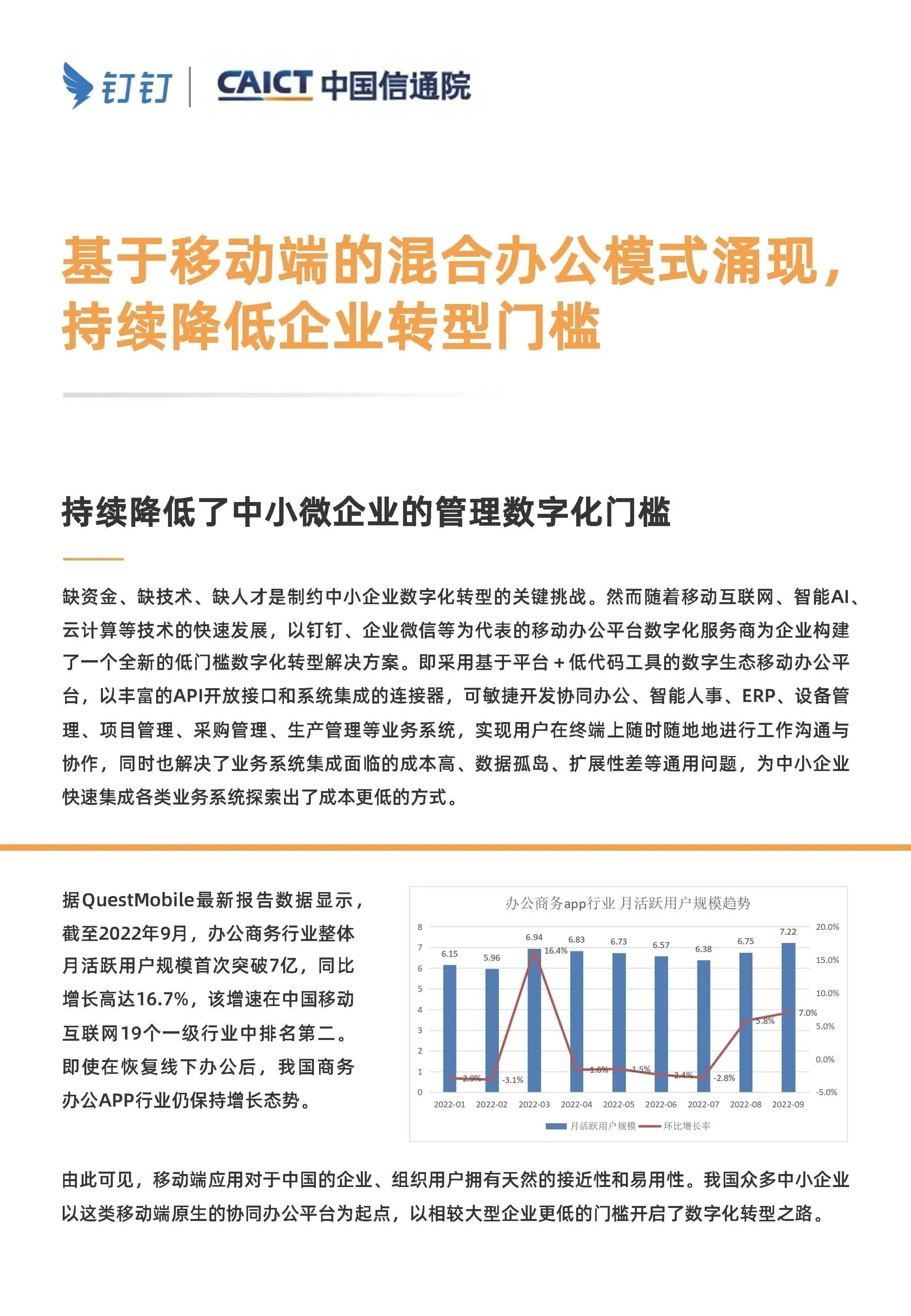 “小快轻准”持续降低数字化转型门槛(附下载)