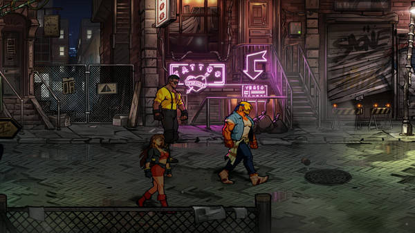 Mac游戏《Streets of Rage 4(怒之铁拳4)》动做游戏