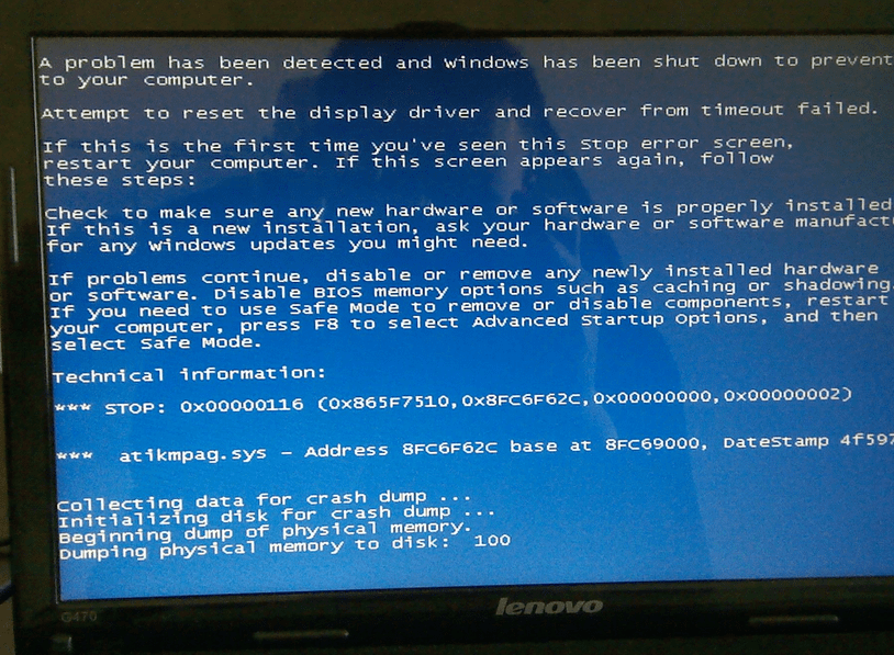 联想笔记本电脑突然蓝屏无法开机？解决方法一网打尽！