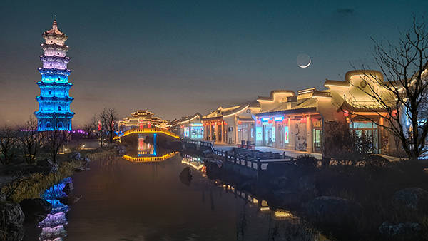 楼体亮化：点亮城市夜空的璀璨星辰