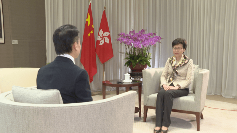 林郑月娥回应美国制裁威胁：尽管来！