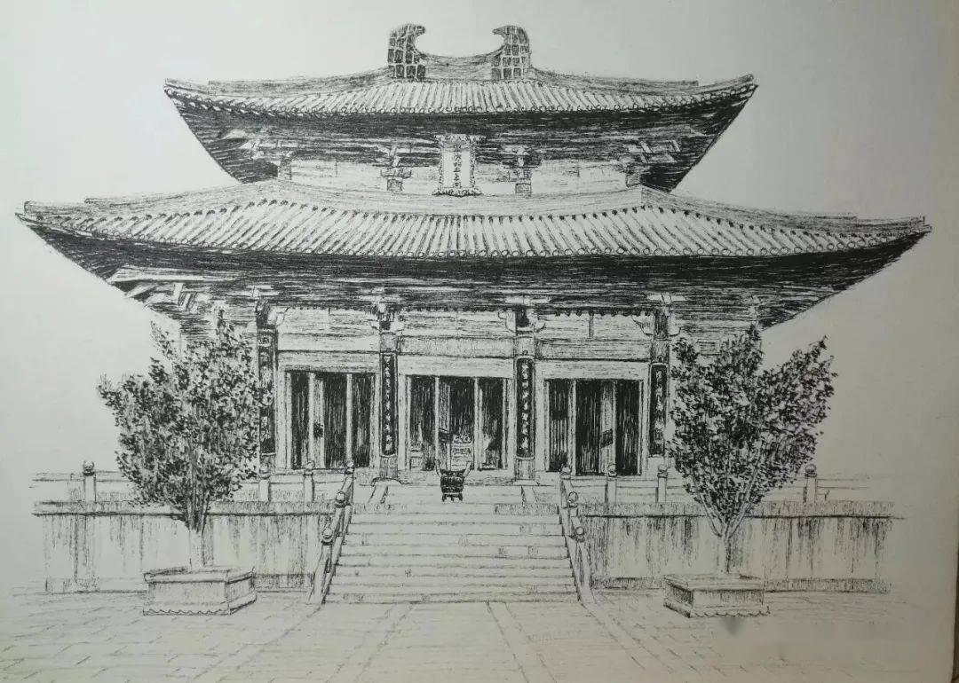蒋忠军钢笔画景市井烟火看温州