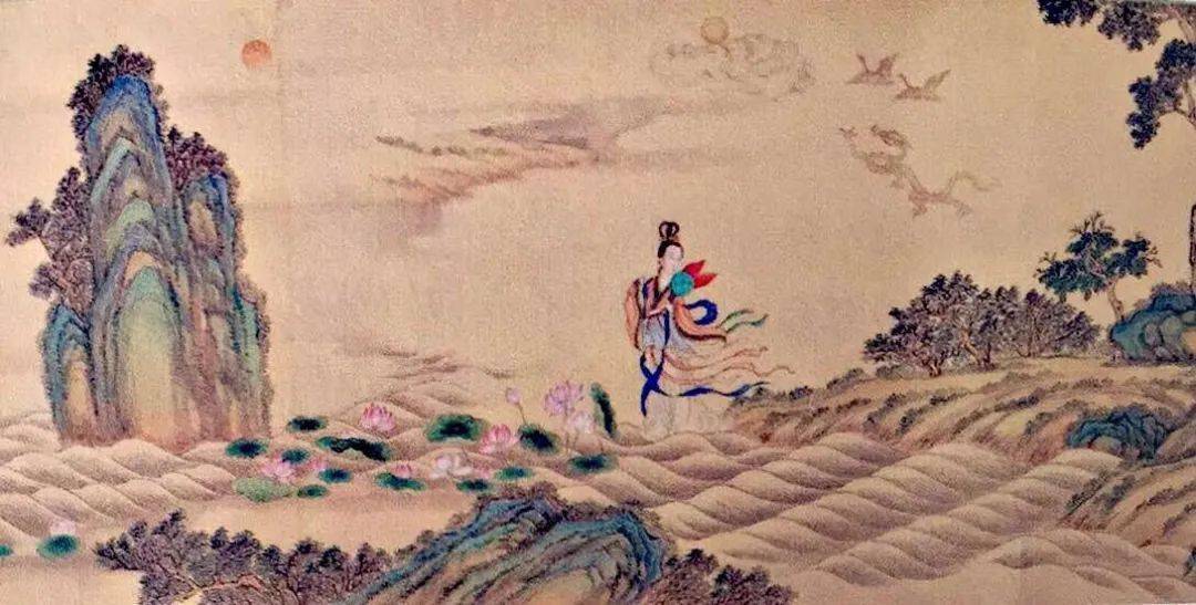 传世名画《洛神赋图》画了什么_曹植