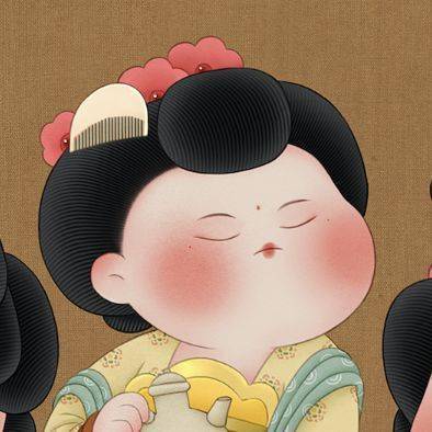 其实胖子也很美专画胖脸的她把周迅千寻画成圆脸古风美人简直萌炸了