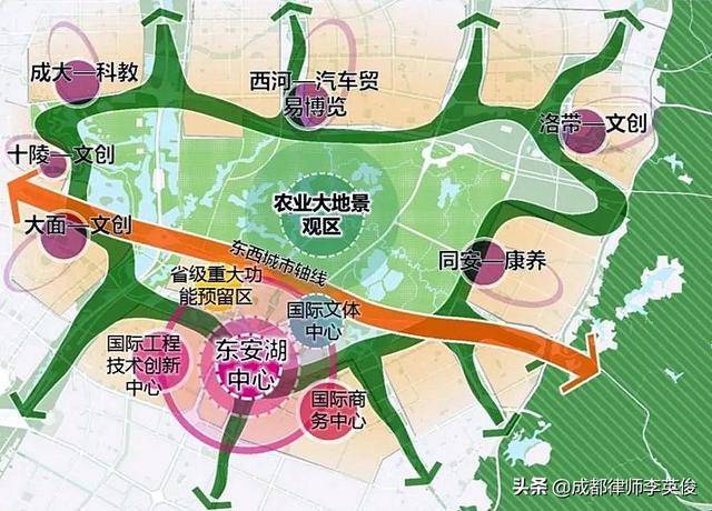 成都首条湖底隧道东安湖湖底隧道路线走向及效果图