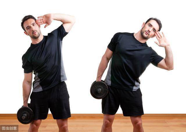 腹肌训练别再做负重体侧屈了,你有考虑过腰方肌的感受