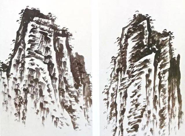 翰墨君缘--传统山石技法|八种皴法与作画步骤
