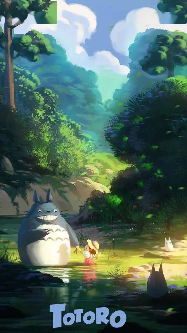 宫崎骏的田园是我想要的夏日生活||高清壁纸_草坪