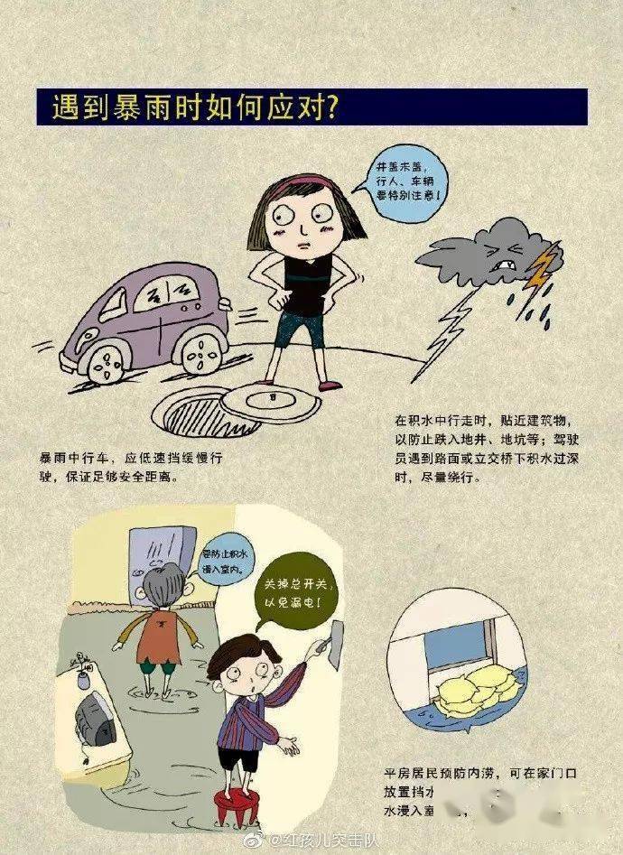 【防汛指南】防汛期,需要掌握的安全常识