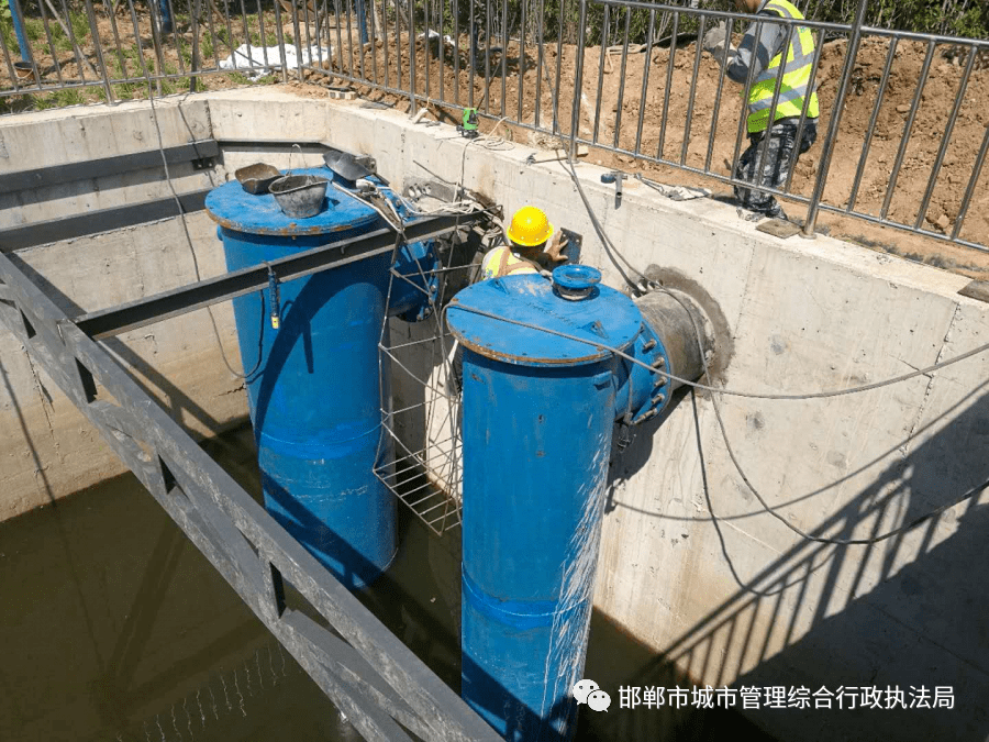 主动作为邯临沟雨水强排泵站提质增效