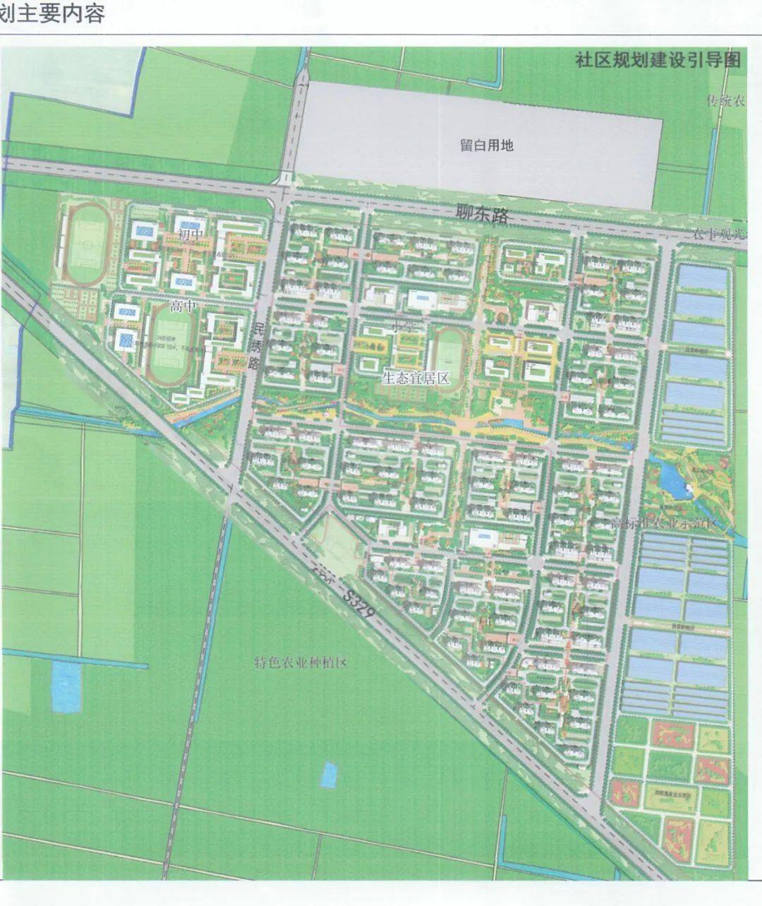 鲁西社区(民王屯村,武庄村,栾庄村,沙刘村规划2020-2035)