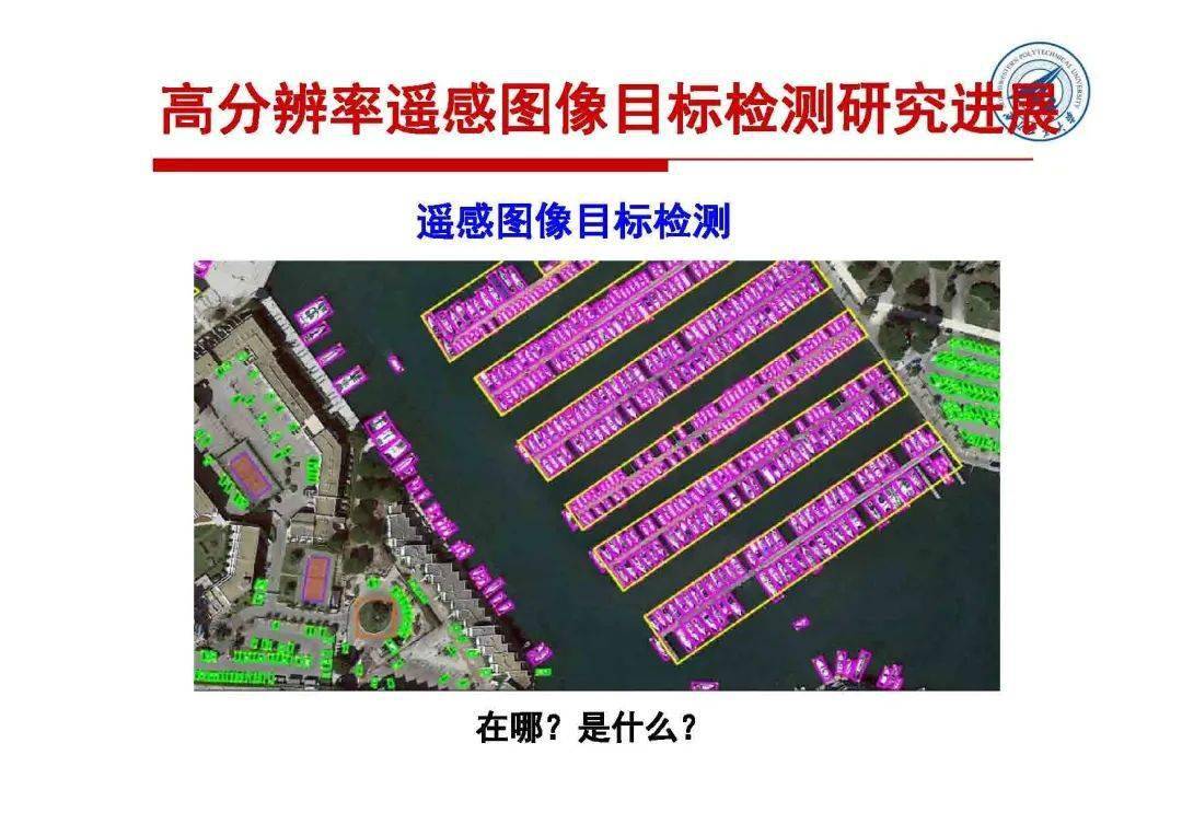 ppt分享高分辨率遥感图像目标检测和场景分类研究进展