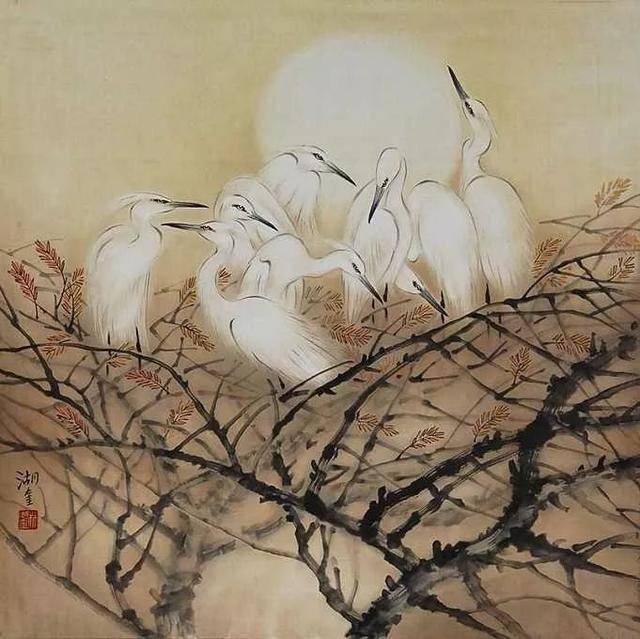 他以花鸟走兽闻于世,作品空灵飘逸_林湖奎