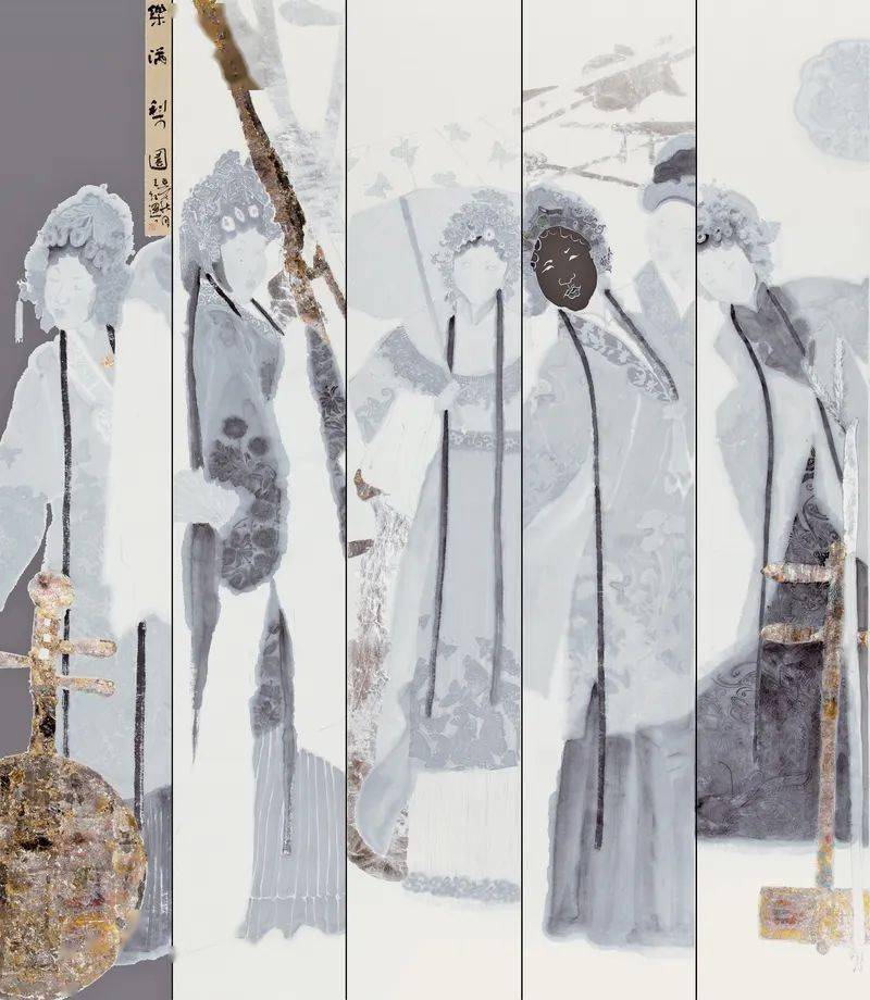 戏韵丹青——第三届水墨戏曲人物画展亮相国家大剧院-搜狐大视野-搜狐新闻