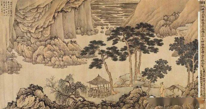 中国国画历代精品高清展:(1263)明 沈周《杖履寻春图》