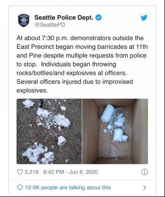 美警察联手右翼媒体 虚假信息“妖魔化”示威者