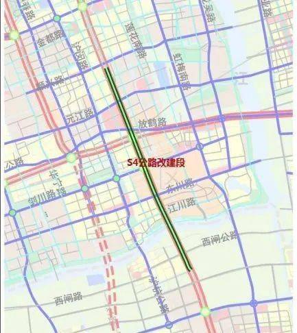 s4沪金高速公路是连接中心城区,闵行主城片区,奉贤,金山以及上海至