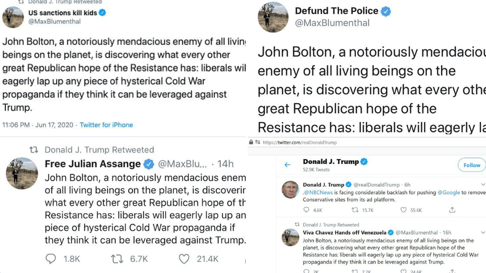 反转!特朗普转发“支持者”推文,后者迅速“反水”