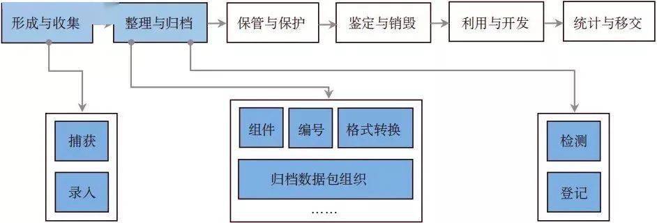 收集,整理,归档流程主要工作步骤