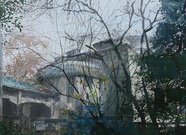 陈勇劲|武汉美术馆今恢复开放，看湖北艺术展馆里的《黄鹤楼雄姿》