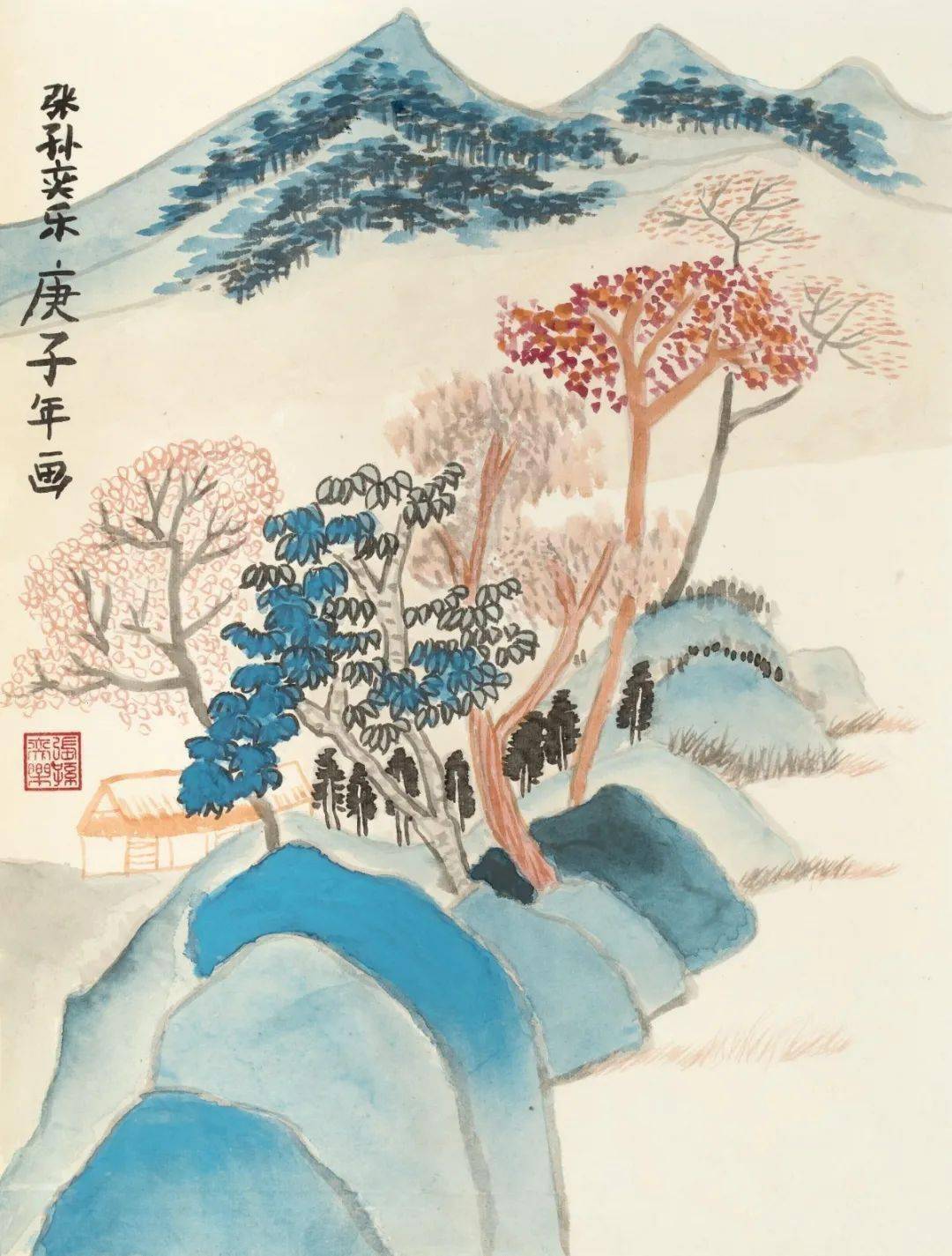 精彩活动云间童画笔墨生辉童画董其昌松江区中小学生中国画作品展二