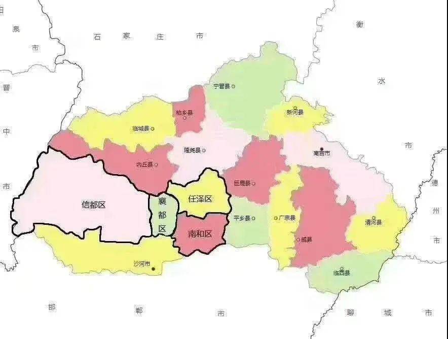 河北省调整邢台市部分行政区划