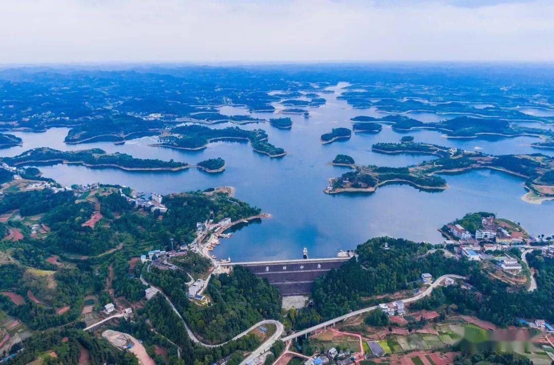 水天一色,走进国家级水利风景区——鲁班湖_水库