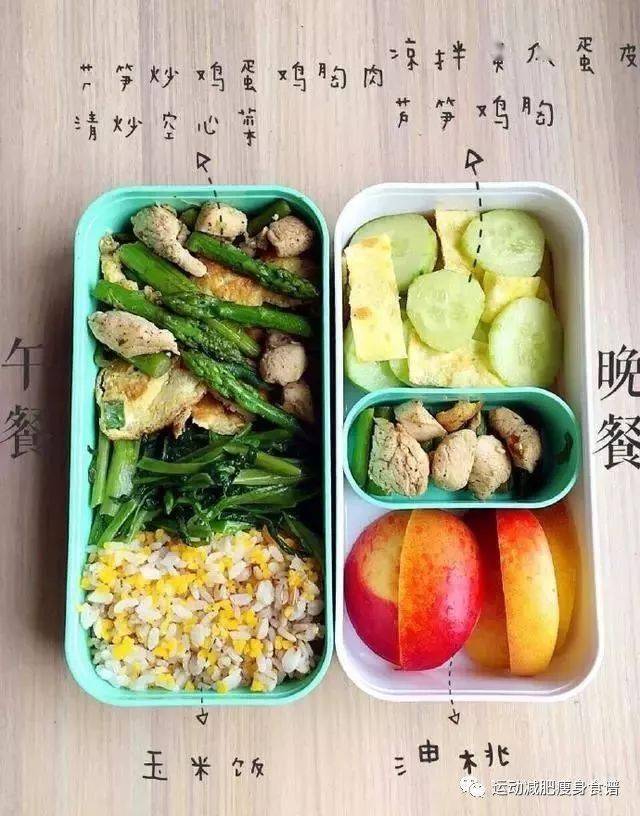 7天减肥餐食谱给你最能瘦的一周减肥食谱轻食减肥餐