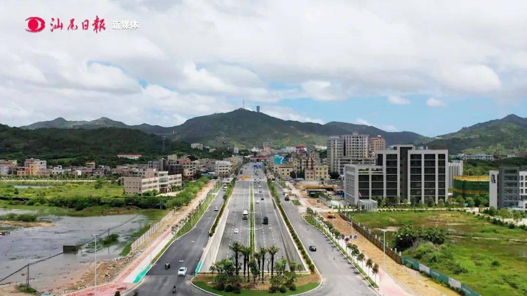 海丰海汕路西闸至埔边段改造工程靓景呈现,全线不设红