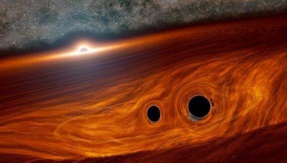 罕見！科學家首次發現兩個遙遠黑洞碰撞產生奇怪閃光 科技 第1張