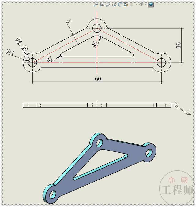 用solidworks装配的:杠杆摆动缸机构